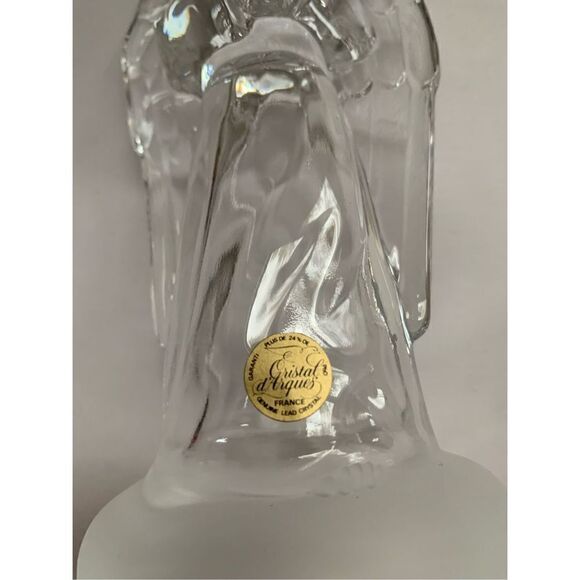Cristal d’Arques Crystal Angel Figurine New In Box Lead Crystal Holiday Gift